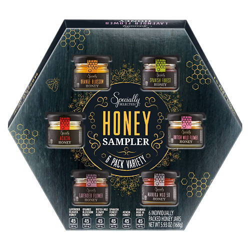 Specially Selected Honey Sampler Variety Pack, 6 count